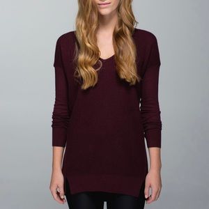 Lululemon The Sweater Life in Bordeaux Drama